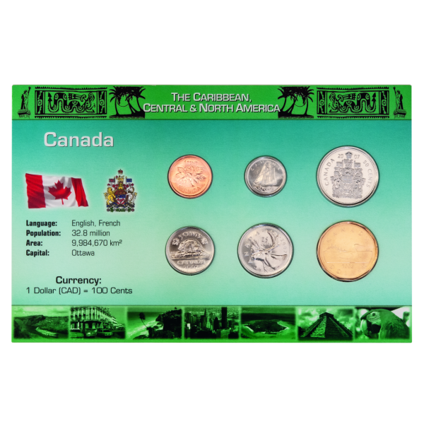 1,91 Dollar-Kursmünzensatz Kanada - Verpackung Vorderseite