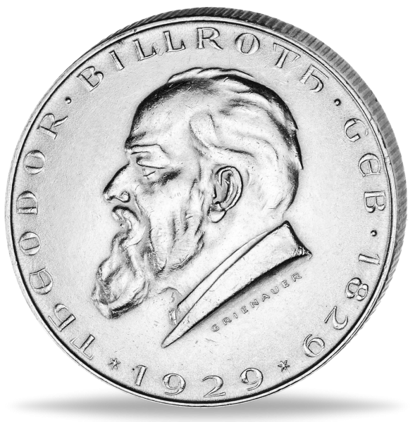 2 Schilling Theodor Bilroth - Vorderseite Münze