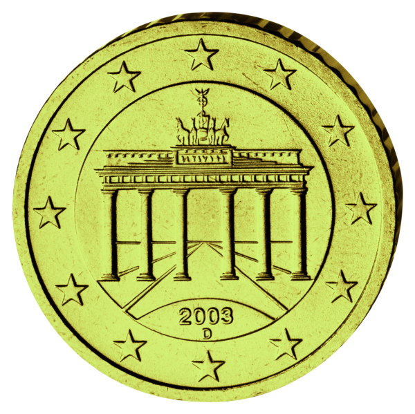 50 Cent „Brandenburger Tor Deutschland“ MünzenVersandhaus Emporium