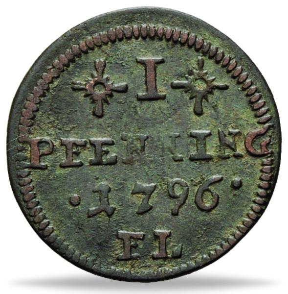 1 Pfennig Rostock - Vorderseite Münze