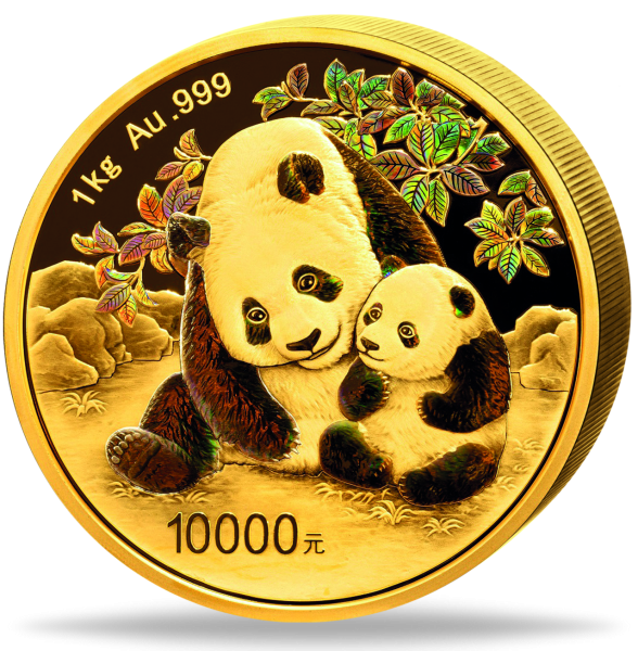 China, 10000 Yuan 2024, China Panda 1000 g Gold, PP - Münze Vorderseite