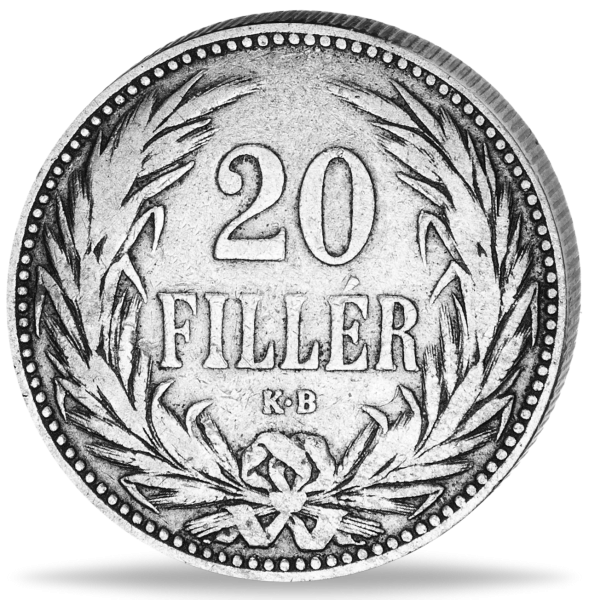 20 Filler - Münze Vorderseite