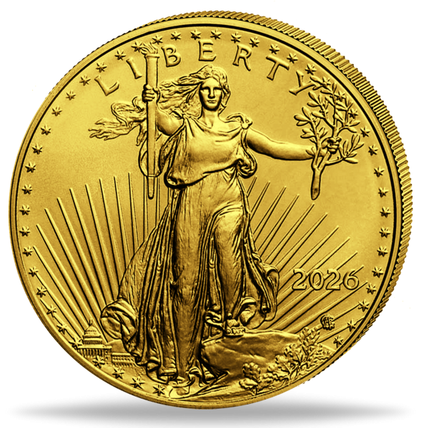 10 Dollar Eagle 1/4 Unze Gold - Münze Vorderseite