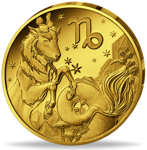 Frankreich, 5 Euro Steinbock, 2026, 0,5 g Gold, PP - Münze Vorderseite