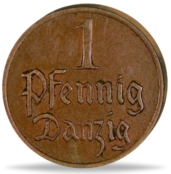 1 Pfennig Danzig 1923-37 - Münze Vorderseite