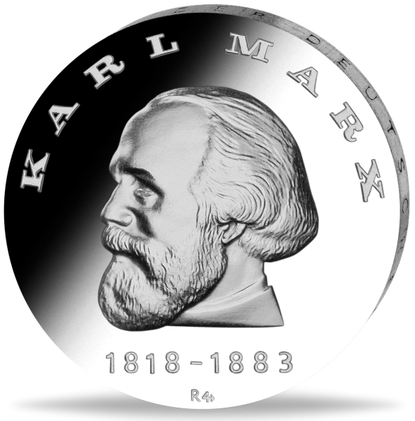 20 Mark der DDR Karl Marx - Münze Vorderseite