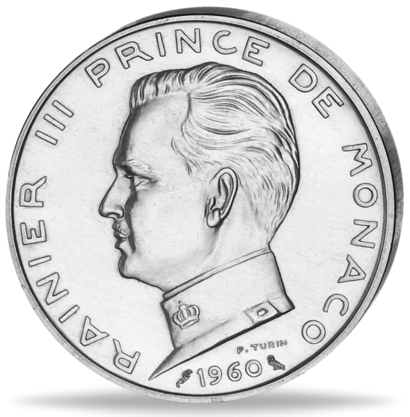 5 Franc Rainier III. - Münze Vorderseite