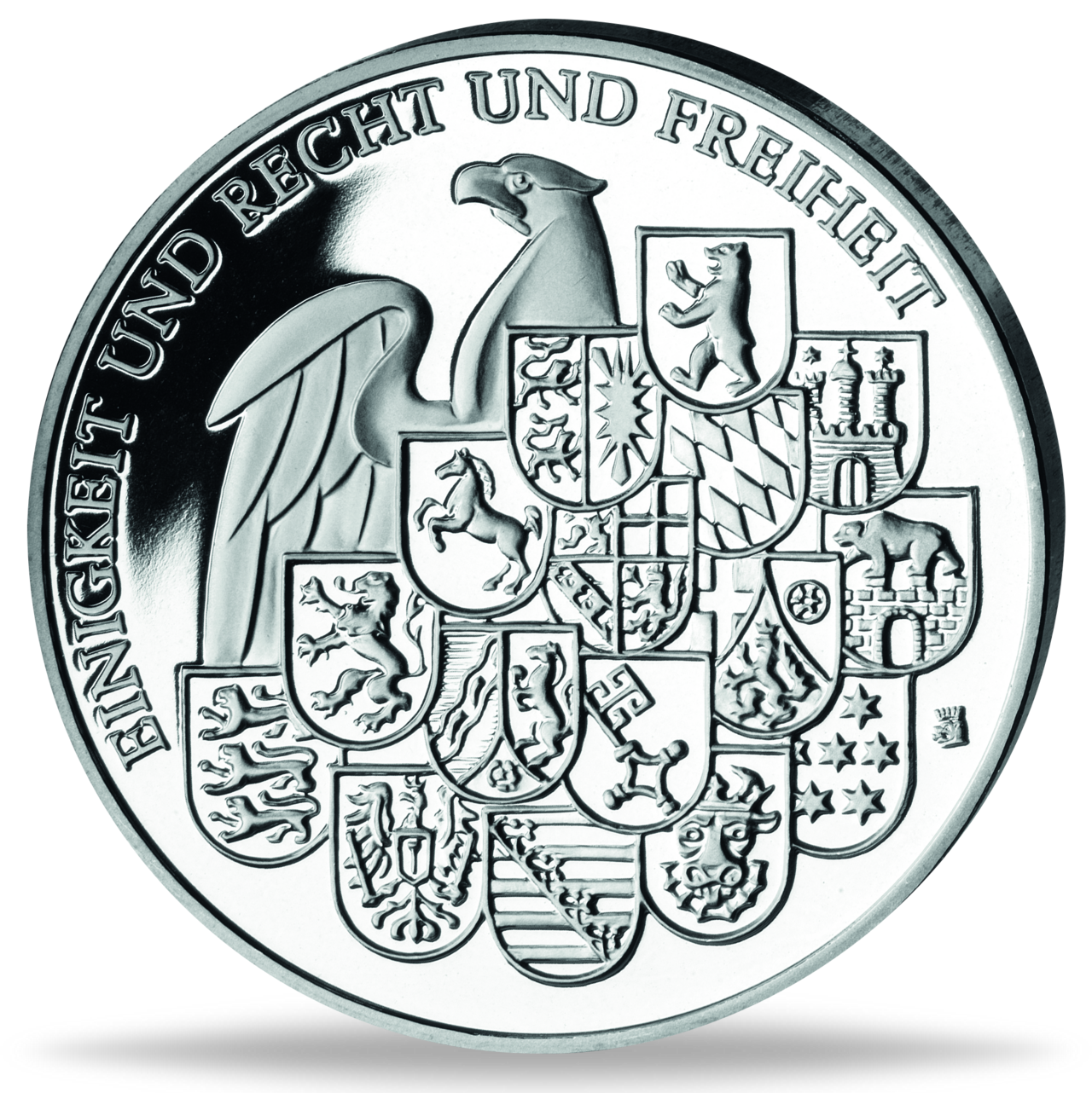 Gedenkprägung GoetheSchillerDenkmal MünzenVersandhaus EmporiumHamburg