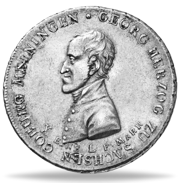 Konventionstaler Herzog Georg I. - Münze Vorderseite