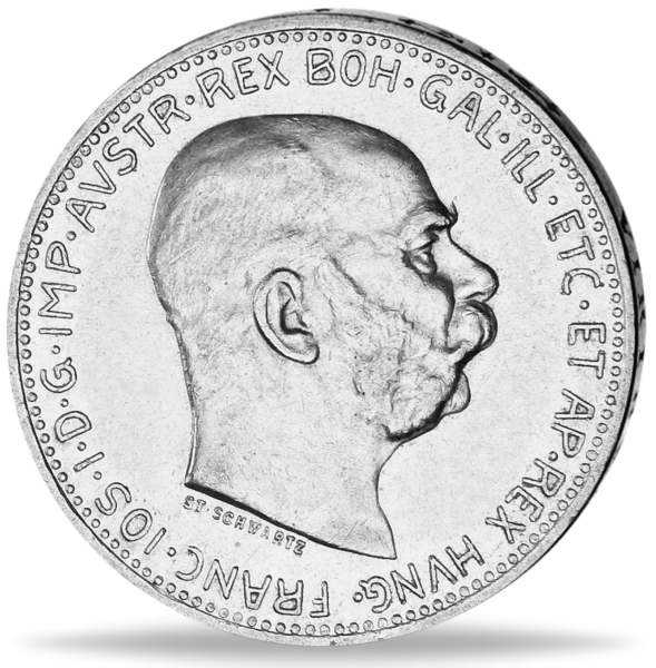 1 Krone Franz Joseph 1915 - Vorderseite Münze