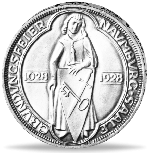 3 Reichsmark Naumburg an der Saale (Jaeger 333) - Münze Vorderseite