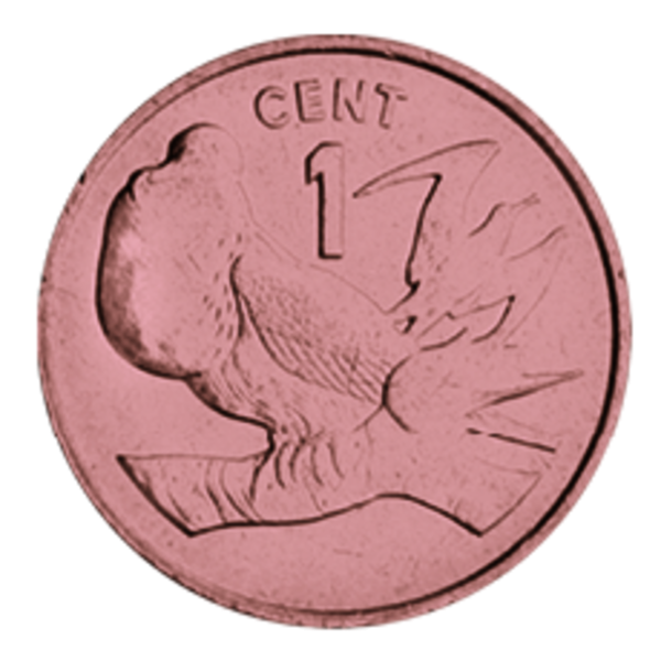 1 Cent Kursmünzensatz Kiribati - Münze Vorderseite
