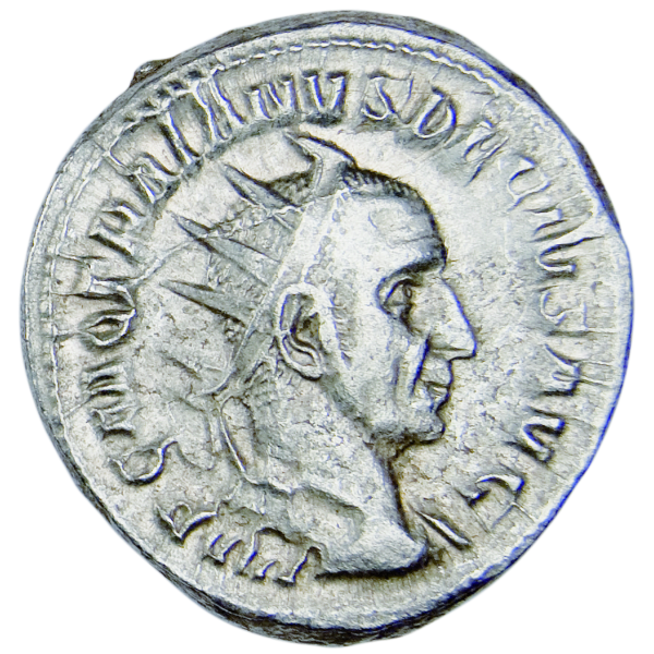 Antoninian Kaiser Trajan Decius - Münze Vorderseite
