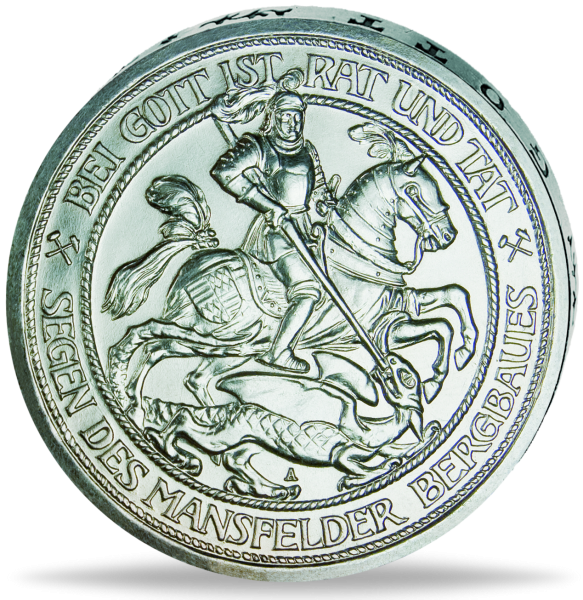 3 Mark Preußen Wilhelm II. - 100 Jahre Mansfeld - Münze Vorderseite