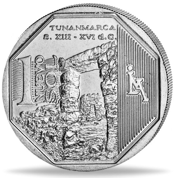 1 Nuevo Sol Tunanmarka - Münze Vorderseite