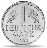 1DM Bundesrepublik - Münze Vorderseite 1DM Bundesrepublik - Münze Vorderseite