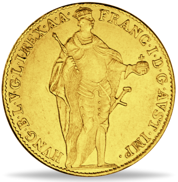 Dukat Franz I - Vorderseite Münze