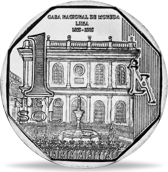 1 Nuevo Sol Casa National de Moneda Lima - Vorderseite Münze