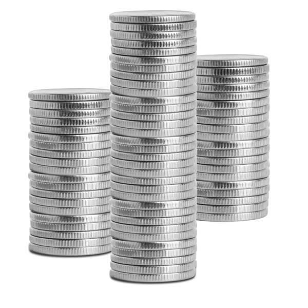 1 kg Feinsilber: 20-Euro-Silbermünzen, Investment-Paket - Satzbild