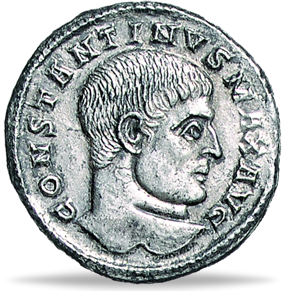 Constantin I. der Große und Söhne, AR Miliarense (320-324) - Münze Vorderseite