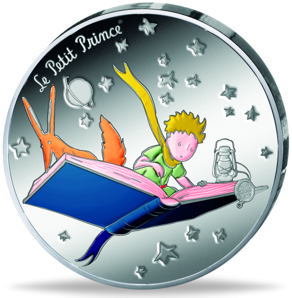 10 Euro Der Kleine Prinz – Buch, 2026, Silber, PP, Etui - Münze Vorderseite