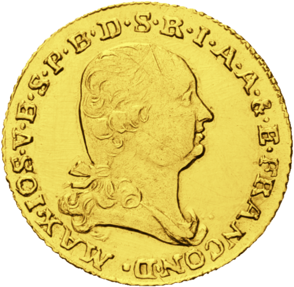 Neujahrsgulden 1803, Kurfürst Maximilian IV. Joseph - Münze Vorderseite