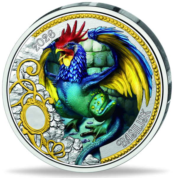 3 Euro Der Basilisk - Münze Vorderseite