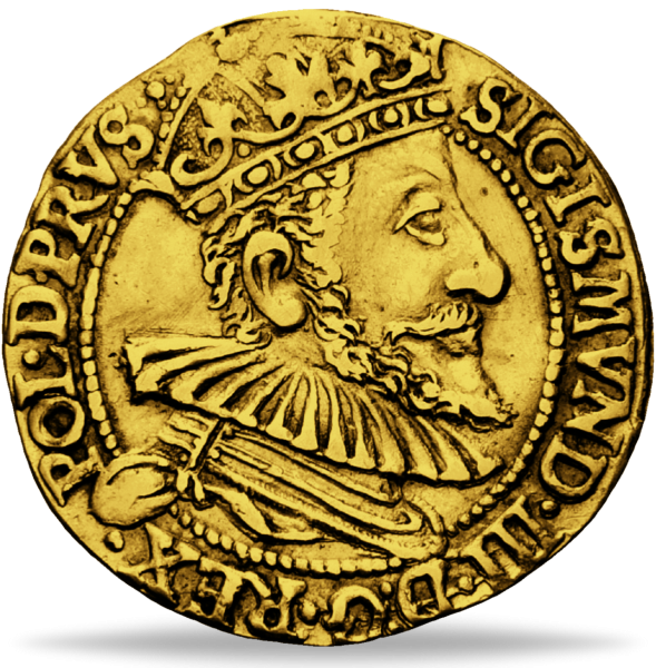 Königreich Polen, Dukat 1588-1632, König Sigismund III. - Münze Vorderseite