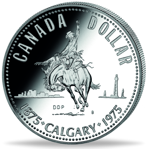 1 Can $ 100 J.Stadt Calgary - Münze Vorderseite