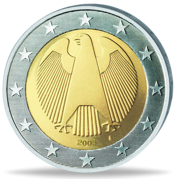 2 E Deutschland 2003 - Münze Vorderseite
