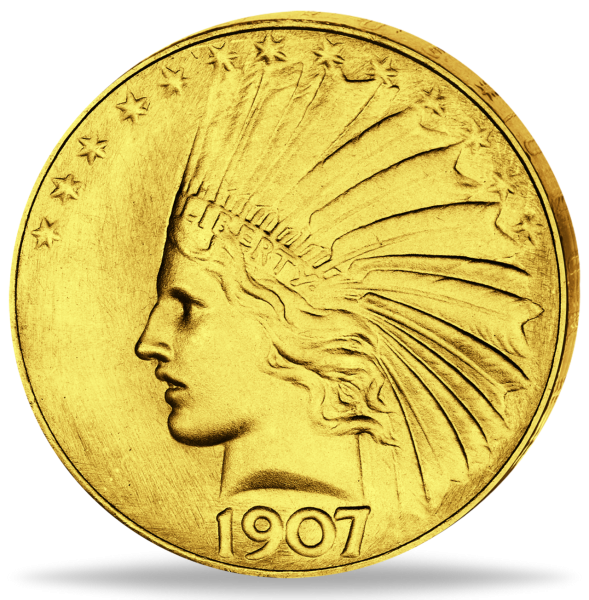 10 $ Indian Head - Münze Rückseite