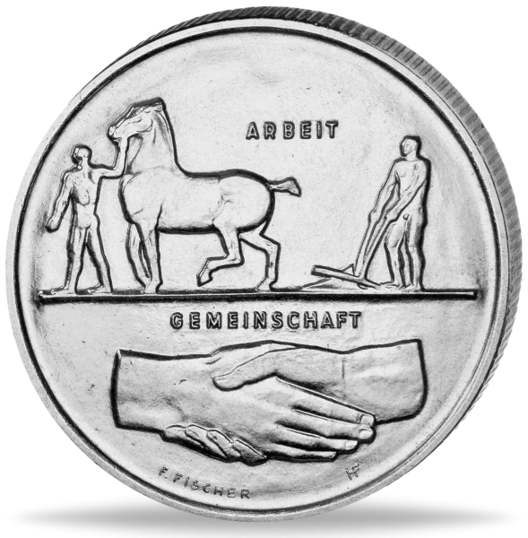 5 Schweizer Franken - Silber - 1939, „Landi Zuerich“ - Münze Vorderseite