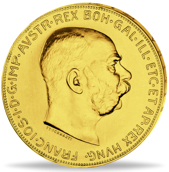 100 Kronen Franz Joseph I. - Münze Vorderseite