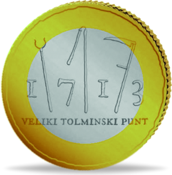 3 Euro 300 Jahre Aufstand bei Tolmin - Münze Vorderseite