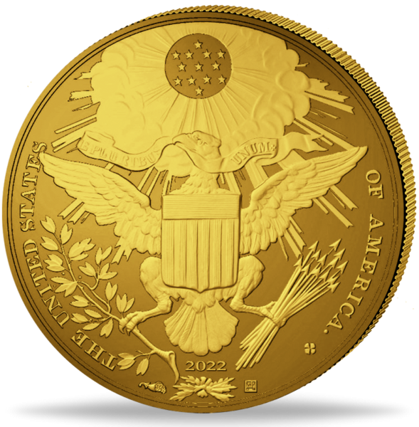 50 Euro Siegel der USA - Vorderseite Euromünze