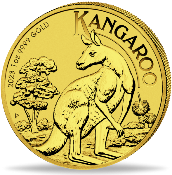 100 Dollar Kangaroo - Vorderseite Münze