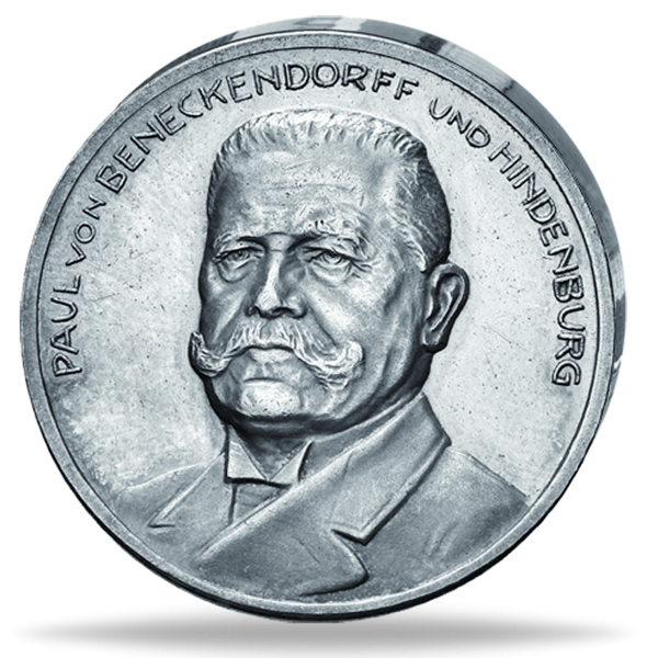 Gedänkprägung 1925, Wahl Hindenburgs zum Reichspräsidenten - GP Vorderseite