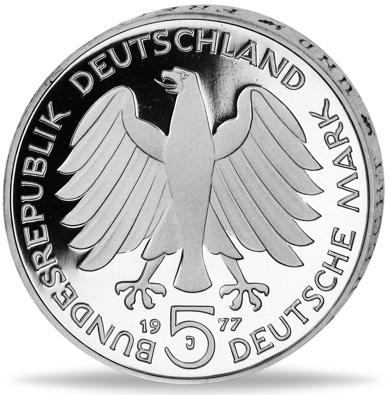 5 Deutsche Mark Carl Friedrich Gauß - Silber | Münzen-Versandhaus ...