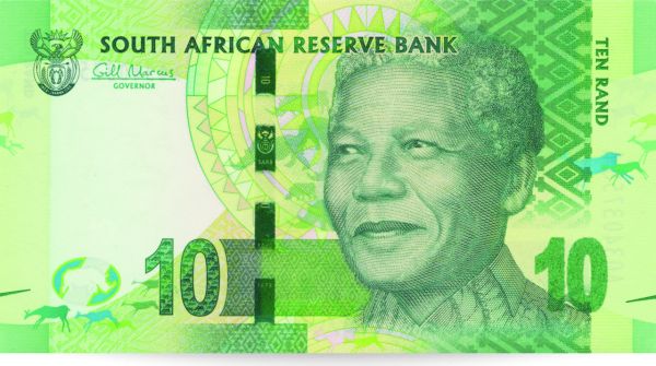 10 Rd Mandela Banknote - Vorderseite
