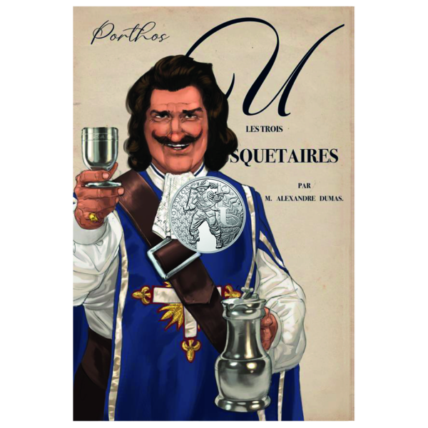 10 Euro Porthos, Frankreich, 2024, Silber, st - Münze in Coincard