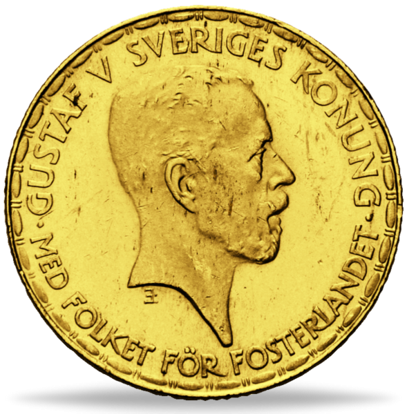 20 Schwedische Kronen 1925 Gustav V - Vorderseite Münze