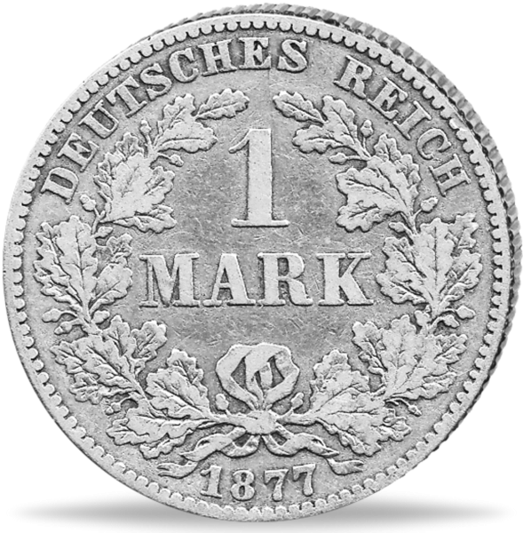 1 Mark Silbermünze des Deutschen Kaiserreichs - Vorderseite Münze