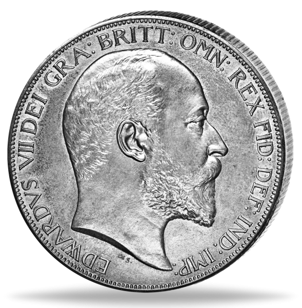 1 Crown Edward VII. - Münze Vorderseite