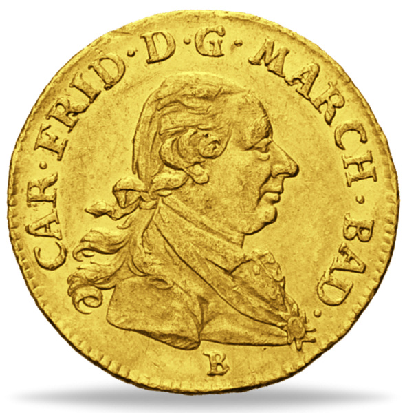 Dukat 1786 Karl Friedrich Baden-Durlach - Vorderseite Münze