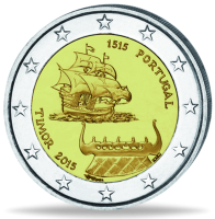 2 Euro „Entdeckung Portugiesisch-Timor“ - Münze Vorderseite 2 Euro „Entdeckung Portugiesisch-Timor“ - Münze Vorderseite