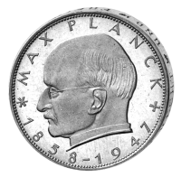 2 Deutsche Mark Max Planck - Vorderseite Münze 2 Deutsche Mark Max Planck - Vorderseite Münze