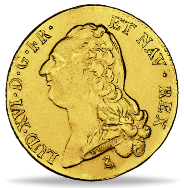 2 Louis d'Or Ludwig XVI. - Vorderseite Münze