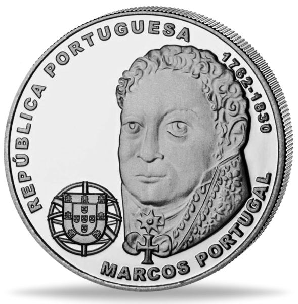 2,5 E Marcos Portugal - Münze Vorderseite