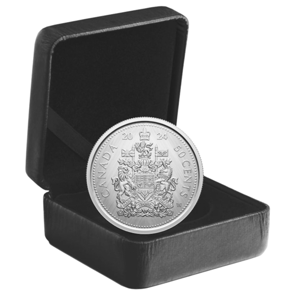 Kanada, 50 Cent Coart of Arms, 2024 - Silber - Kassette