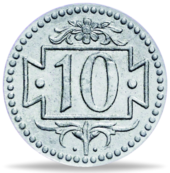 Danzig 10 Pfennig 1920 Fast Stempelglanz - Münze Vorderseite